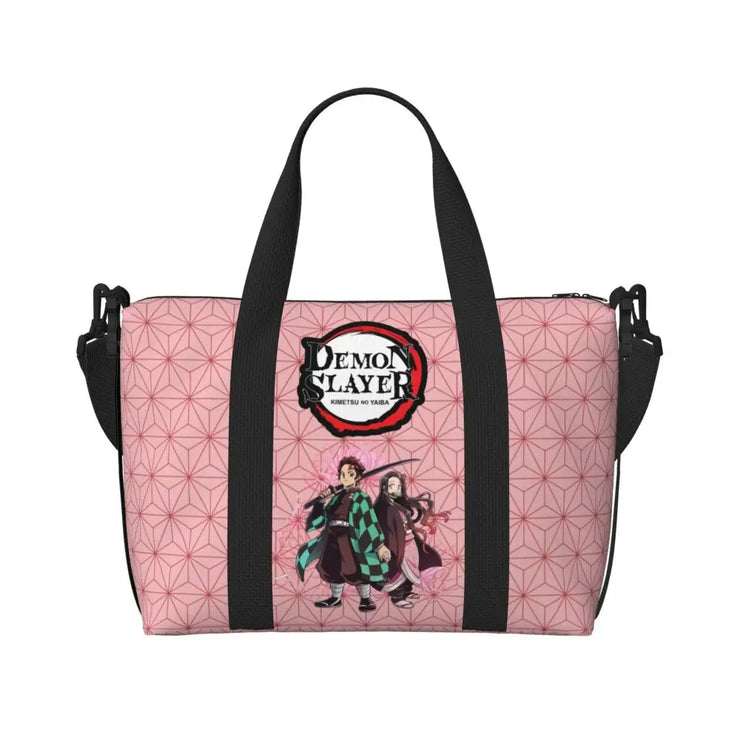 Demon Slayer Tote Bag Tanjiro & Nezuko Beach/Travel Bag