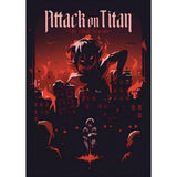 Anime A-Attack on Titans Poster Sticky Wall Art Printing Waterproof Home Living Bed Room Bar Aesthetic Decor