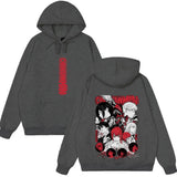 Anime Chainsaw Man Hoodies Pochita Denji Makima Hayakawa Aki Graphic Clothing Fashion Funny Couple Style Streetwear Winter Wears