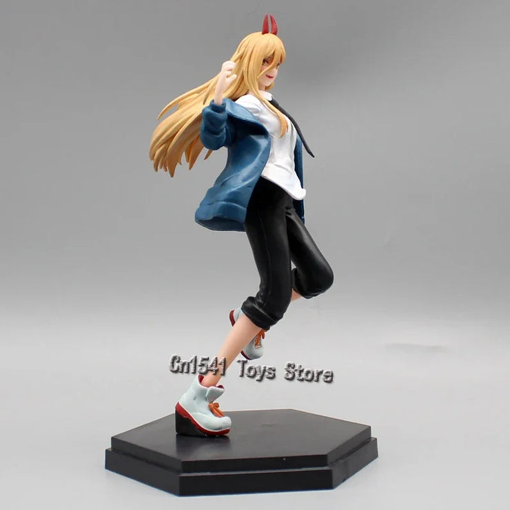 Anime Wandering Witch Elaina Figure Little Devil Figurine GK Power Action Figures Chainsaw Man Model PVC Collectible Toys Gift