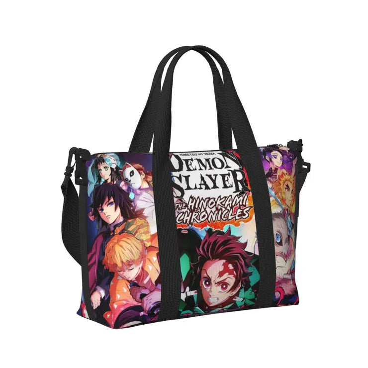 Demon Slayer Tote Bag Tanjiro & Nezuko Beach/Travel Bag