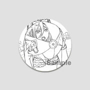 Anime Chainsaw Man Button Pins Character Makima Denji Cartoon Brooches Round Badge Backpacks Accessory Decor Fans Collect Gifts