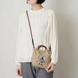 In Stock Hot Anime Moomins Series Shoulder Bag Cute Cartoon Character Little My Creativity Embroidered  Crossbody Bag