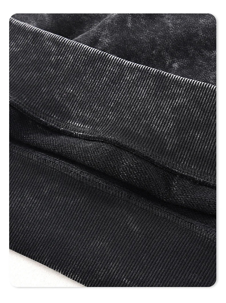 Makima Denji Power Aki Hoodie Vintage Washed Anime Manga Hooded Sweatshirts Oversized Chainsaw Demon Hoodies Men 100% Cotton