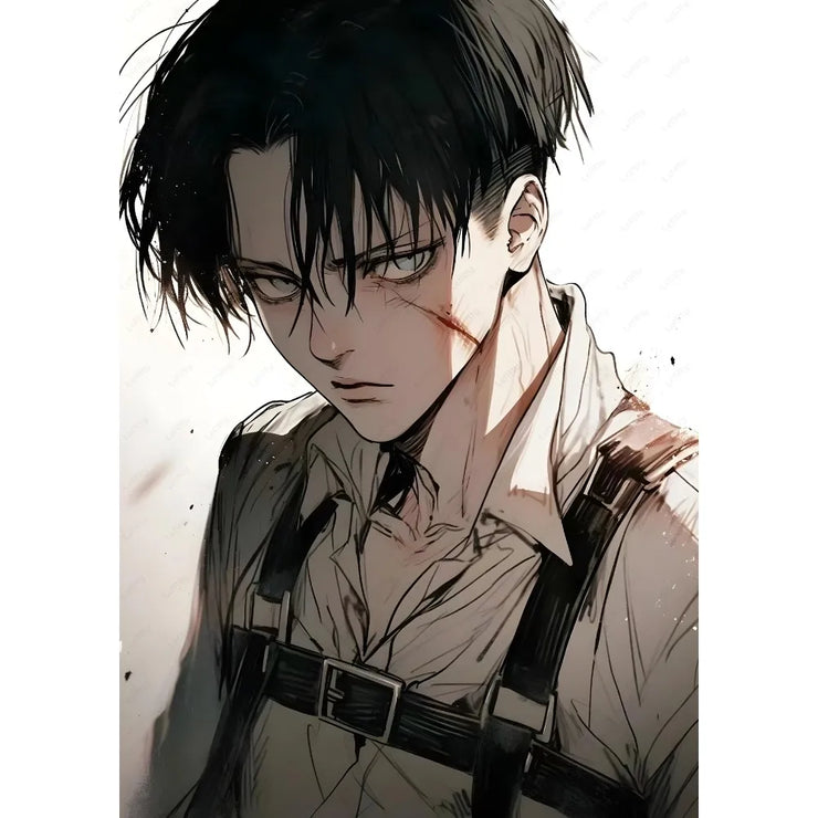 Anime A-Attack on Titans Poster Sticky Wall Art Printing Waterproof Home Living Bed Room Bar Aesthetic Decor