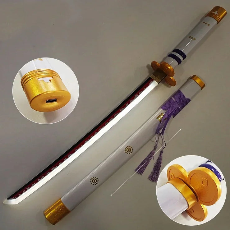 40" LED Zoro Katana Sword Anime Cosplay Samurai Toy