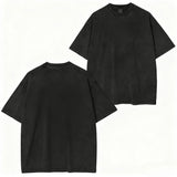 Solo Leveling Anime Print Vintage Washed T Shirt Men Women Cotton Short Sleeve Tee Streetwear Casual Tops 2025 Summer Harajuku