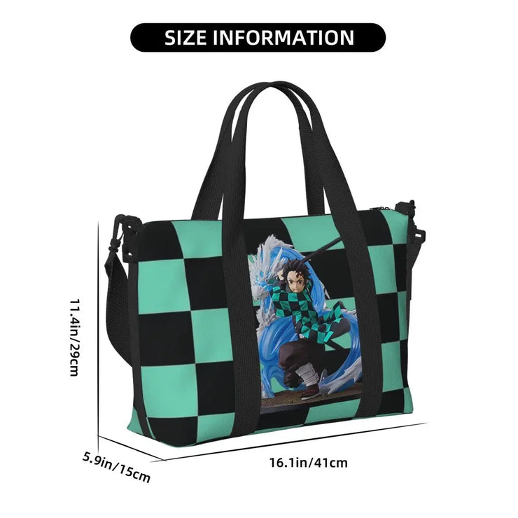 Demon Slayer Tote Bag Tanjiro & Nezuko Beach/Travel Bag