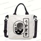Junji Ito Cat Anime Shoulder Bag Unisex Canvas Crossbody