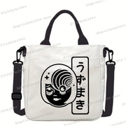 Junji Ito Cat Anime Shoulder Bag Unisex Canvas Crossbody