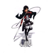 Attack on Titan Acrylic Standing Eren Mikasa Levi Erwin Armin Anime Action Figures Wolf Titan 16cm Model Toys Decor Toys For Kid