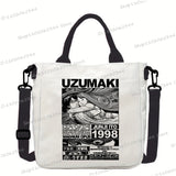 Junji Ito Cat Anime Shoulder Bag Unisex Canvas Crossbody
