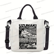 Junji Ito Cat Anime Shoulder Bag Unisex Canvas Crossbody