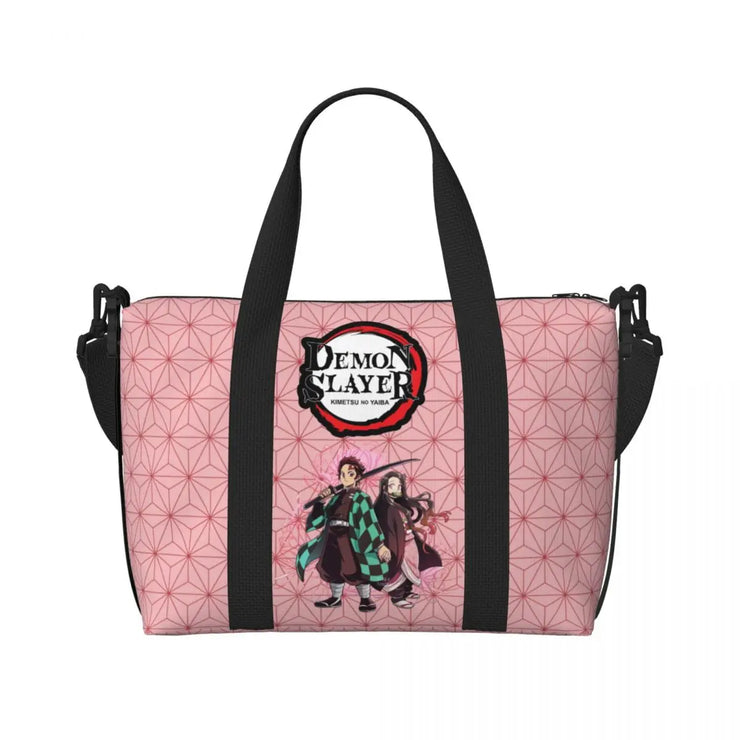 Demon Slayer Tote Bag Tanjiro & Nezuko Beach/Travel Bag