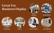LED Light Box Backlit Movie Poster Art Picture Frame 24" X 36" Advertising Display