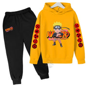 Naruto Akatsuki Cloud Hoodie Girls Boys Fashion Printed Pullover Autumn And Winter Comfortable Street Wear Best-selling Suit