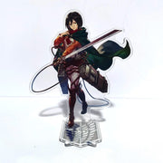 Attack on Titan Acrylic Standing Eren Mikasa Levi Erwin Armin Anime Action Figures Wolf Titan 16cm Model Toys Decor Toys For Kid