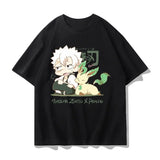 Demon Slayer Q-Version Cotton T-Shirt for Adults and Children! Nine Hashira & Main Characters Anime Short Sleeve