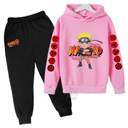 Naruto Akatsuki Cloud Hoodie Girls Boys Fashion Printed Pullover Autumn And Winter Comfortable Street Wear Best-selling Suit