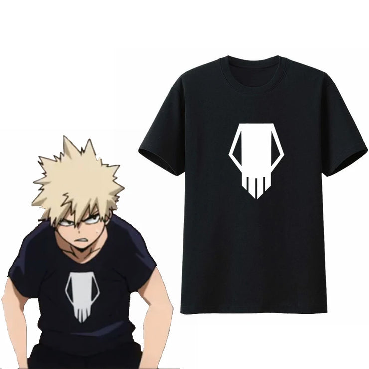Cosplay Anime My Hero Academia Bakugou Katsuki Tee TShirt Costumes Unisex Halloween Christmas Party Sets School Uniform Suits