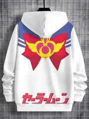 Cartoon Sailor Moons 3D Print All Seasons Children Casual Sweatshirt Cool Pullover Tops Unisex Clothes Boy Girl Hoodies