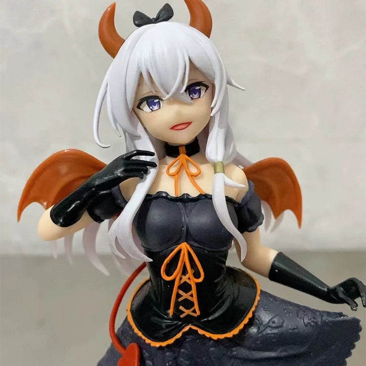 Anime Wandering Witch Elaina Figure Little Devil Figurine GK Power Action Figures Chainsaw Man Model PVC Collectible Toys Gift