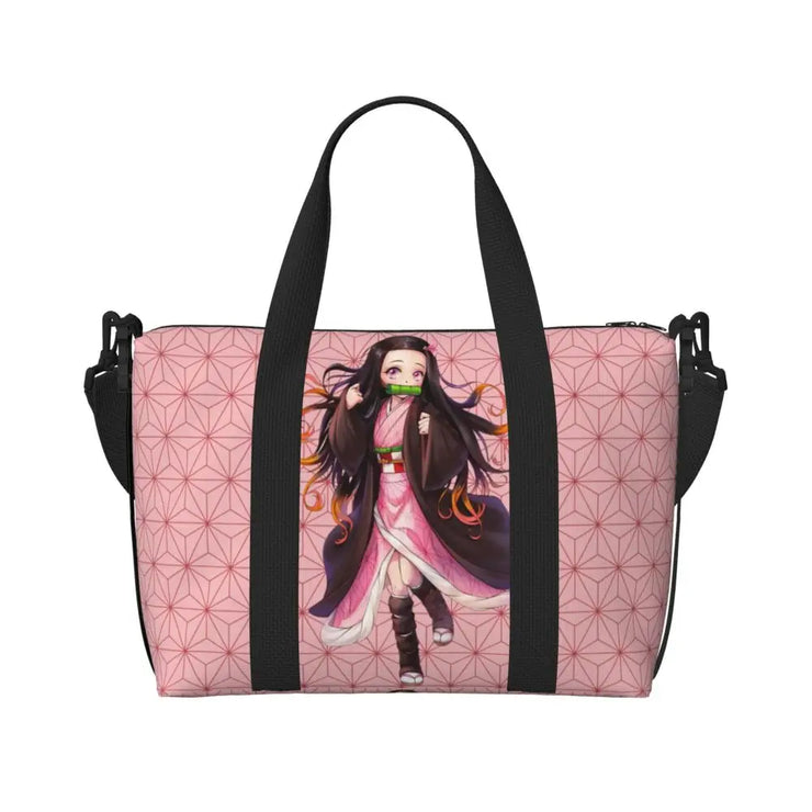 Demon Slayer Tote Bag Tanjiro & Nezuko Beach/Travel Bag