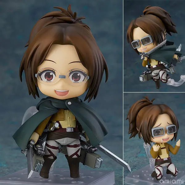 Levi Ackerman 390 417 Eren Jaeger 375 Mikasa Ackerman 365 Hange Zoe 1121 action figure PVC toys collection doll anime cartoon