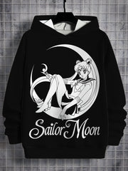 Cartoon Sailor Moons 3D Print All Seasons Children Casual Sweatshirt Cool Pullover Tops Unisex Clothes Boy Girl Hoodies