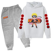 Naruto Akatsuki Cloud Hoodie Girls Boys Fashion Printed Pullover Autumn And Winter Comfortable Street Wear Best-selling Suit