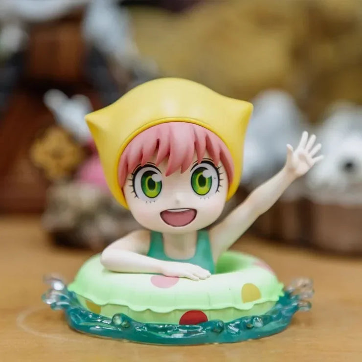 Anime Anya Spy×family Anya Forge Figures Cos Uchiha Itachi and Pain Figurine Model Naruto PVC Cute Collection Peripheral Toys