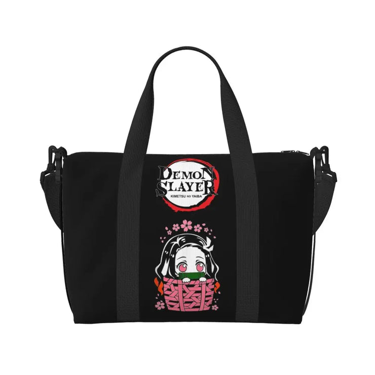 Demon Slayer Tote Bag Tanjiro & Nezuko Beach/Travel Bag