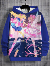 Cartoon Sailor Moons 3D Print All Seasons Children Casual Sweatshirt Cool Pullover Tops Unisex Clothes Boy Girl Hoodies