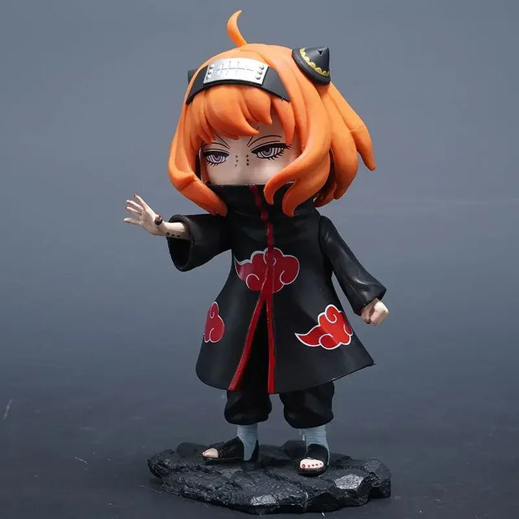 Anime Anya Spy×family Anya Forge Figures Cos Uchiha Itachi and Pain Figurine Model Naruto PVC Cute Collection Peripheral Toys