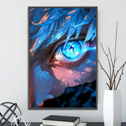 J-Jujutsu Gojo Satoru Self-adhesive Poster Figures Home Decoration Painting Wall Art Bedroom Cartoons Decor Anime Wallpaper
