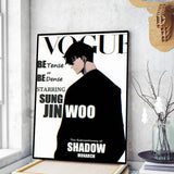 Solo leveling sung jin woo Anime Poster Art Print Anime Style Home Decor Ideal Gift Perfect Room Decor