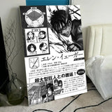 Anime A-Attack O-On Titan Poster Room Wall Art Decor Waterproof Stickers For Home Bar Bedroom Decoration