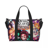 Demon Slayer Tote Bag Tanjiro & Nezuko Beach/Travel Bag