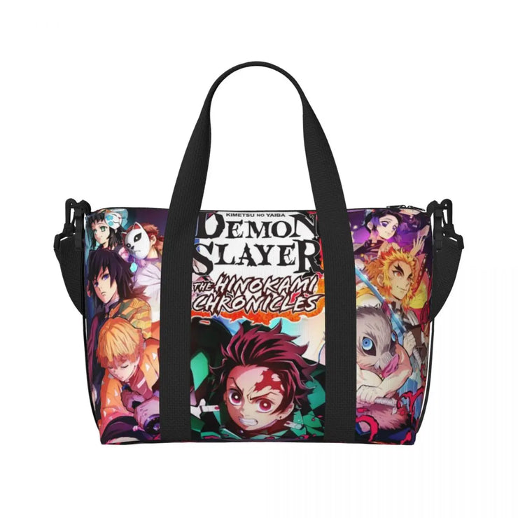 Demon Slayer Tote Bag Tanjiro & Nezuko Beach/Travel Bag