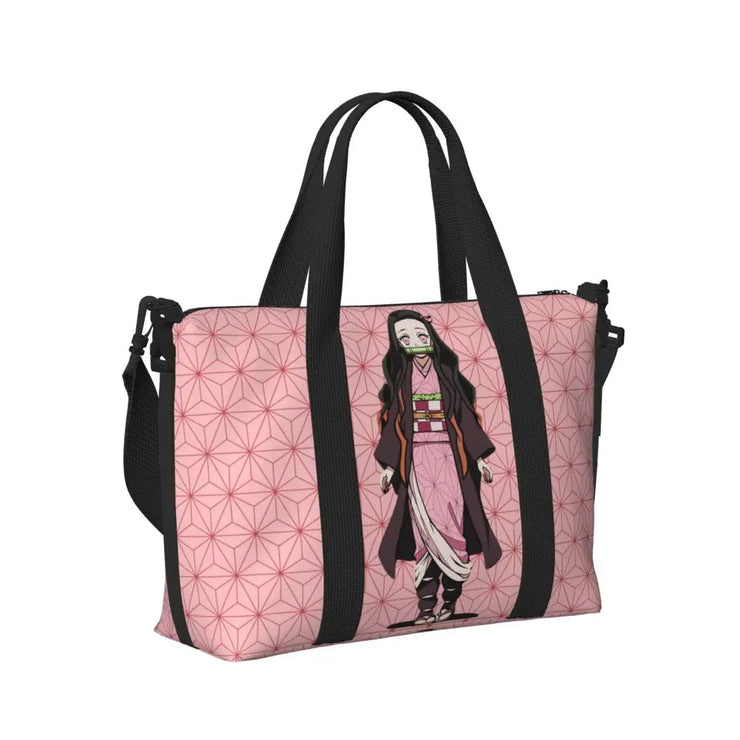 Demon Slayer Tote Bag Tanjiro & Nezuko Beach/Travel Bag