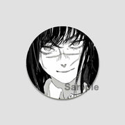 Anime Chainsaw Man Button Pins Character Makima Denji Cartoon Brooches Round Badge Backpacks Accessory Decor Fans Collect Gifts