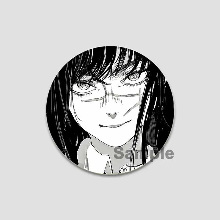 Anime Chainsaw Man Button Pins Character Makima Denji Cartoon Brooches Round Badge Backpacks Accessory Decor Fans Collect Gifts