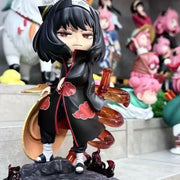Anime Anya Spy×family Anya Forge Figures Cos Uchiha Itachi and Pain Figurine Model Naruto PVC Cute Collection Peripheral Toys