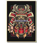 Japan Samurai Kraft paper Poster Home Wall Art Prints Pictures Bedroom Living Room Decor Murals Shop Bar Decoration