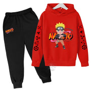 Naruto Akatsuki Cloud Hoodie Girls Boys Fashion Printed Pullover Autumn And Winter Comfortable Street Wear Best-selling Suit