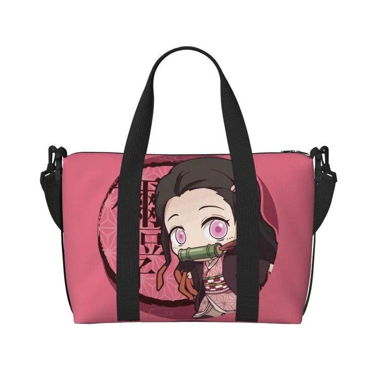 Demon Slayer Tote Bag Tanjiro & Nezuko Beach/Travel Bag