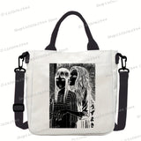 Junji Ito Cat Anime Shoulder Bag Unisex Canvas Crossbody