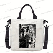 Junji Ito Cat Anime Shoulder Bag Unisex Canvas Crossbody