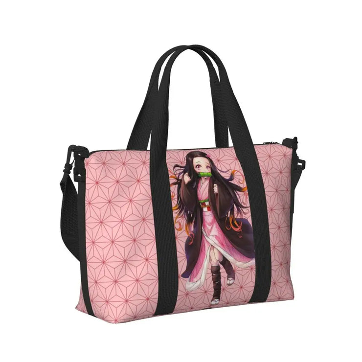 Demon Slayer Tote Bag Tanjiro & Nezuko Beach/Travel Bag