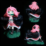 SPY×FAMILY Anya Forger COS Demon Slayer Kamado Nezuko Cute Version Doll Action Figure Toys Anime Model